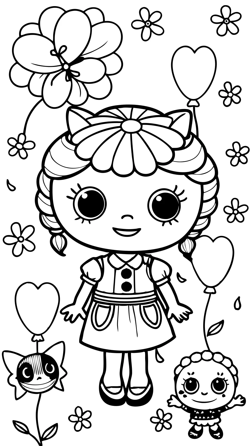 Lalaloopsy Littles para colorear